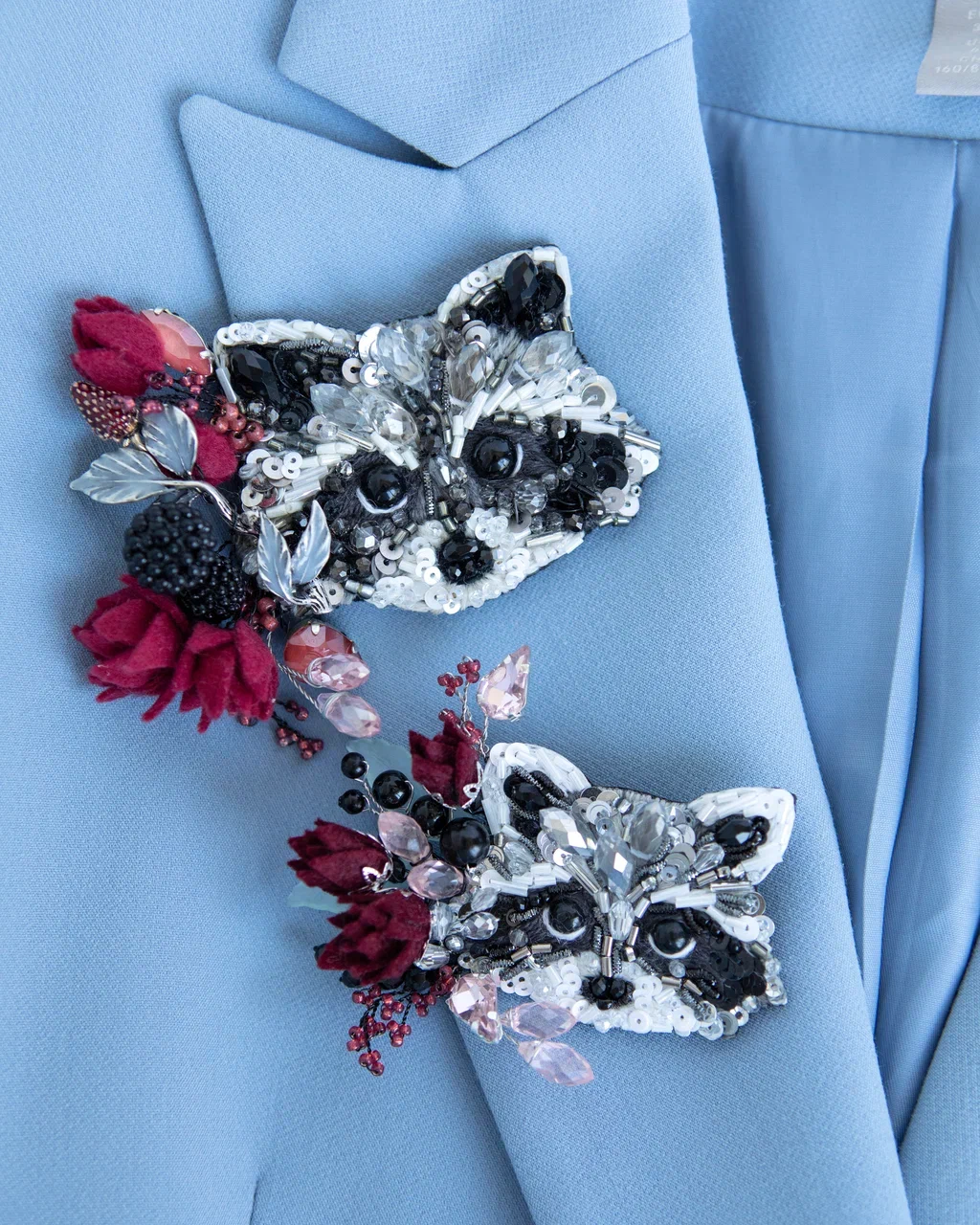 Брошь «Енот» мини