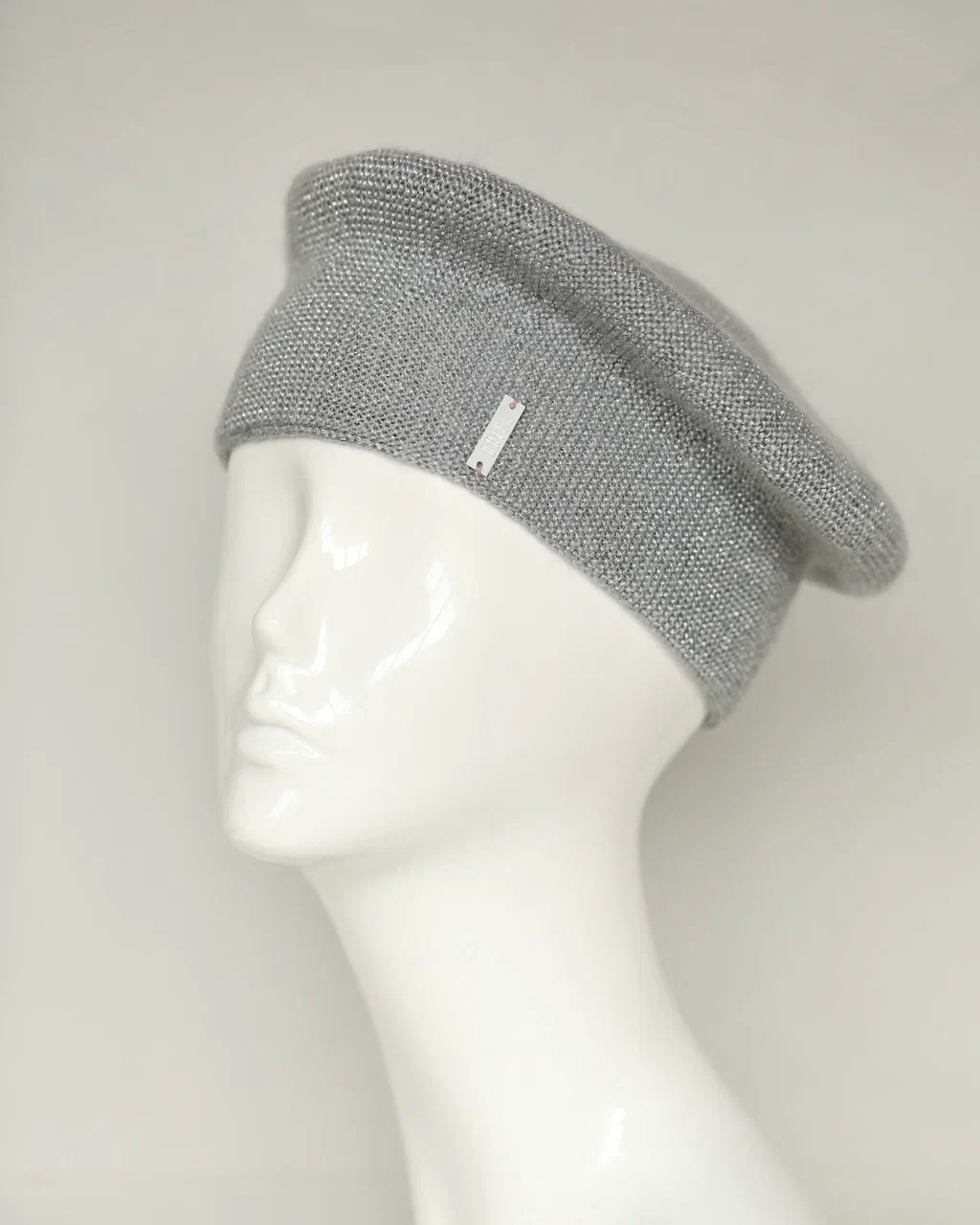 БЕРЕТ БЛЕСТЯЩИЙ СЕРЫЙ